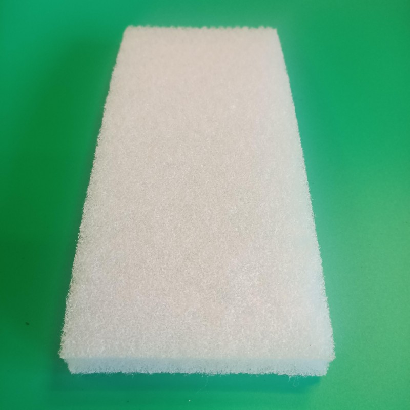 TAMPON PAD GRATTOIR BLANC 250X115X20MM 