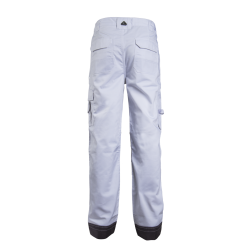 PANTALON DE TRAVAIL CLASS BLANC 65%POLY 35%COTON Taille L 48/50
