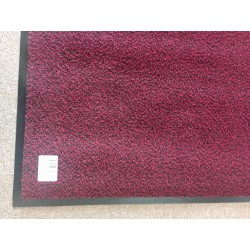 TAPIS ANTI POUSSIERE QUERCY 90X150CM POLYPROPYLENE SUR PVC 550G/M²ROUGE