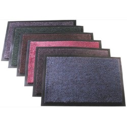 TAPIS ANTI POUSSIERE ASSOUAN ANTHRACITE 60X90CM POLYAMIDE