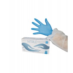 GANTS UU NITRILE NON POUDRES BLEU boite de 100 MEDIPROTEC (ISOGNB321)