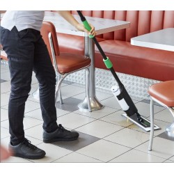 UNGER : KIT DE NETTOYAGE DES SOLS - MOP A SCRATCH - MANCHE DROIT TELESCOPIQUE - FAKT1