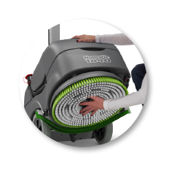AUTOLAVEUSE A BATTERIE NUMATIC TTB1840NX-R : BATTERIE+CHARGEUR+BROSSE