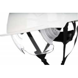 CASQUE DE SECURITE LUNETTE INTEGREE PHOENIX PRO BLANC