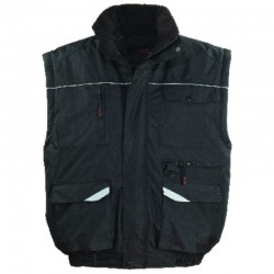 BLOUSON MULTIPOCHES TRANSFORMABLE RIPSTOP NOIR