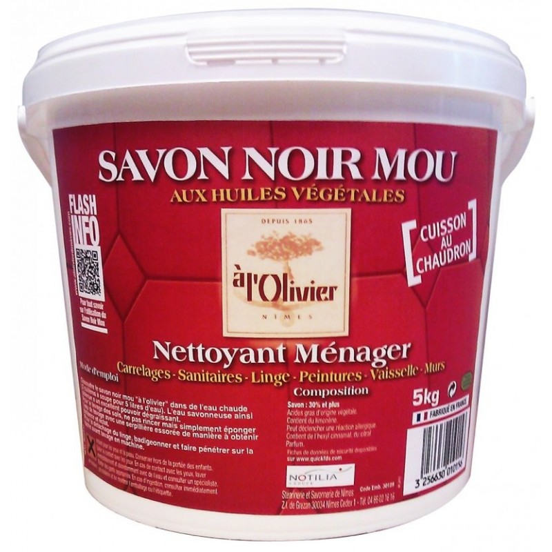 Savon noir mou A L'OLIVIER NECTRA 5KG