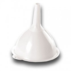 ENTONNOIR PLASTIQUE BLANC DIAM.10