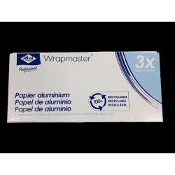 ALBAL BOBINE ALUMINIUM 45CMX200M POUR WRAPMASTER 4500 CARTON DE 3 BOBINES