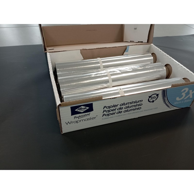 WRAPMASTER 3000 - Dévidoir Pro Film Alimentaire 30cm | Coupe Nette & Gain De Temps