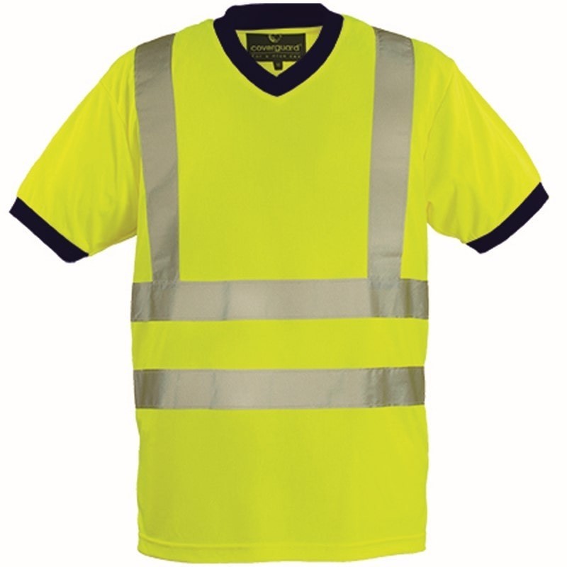 TEE-SHIRT HAUTE VISIBILITE JAUNE CLASSE 2 (7YAVYL)