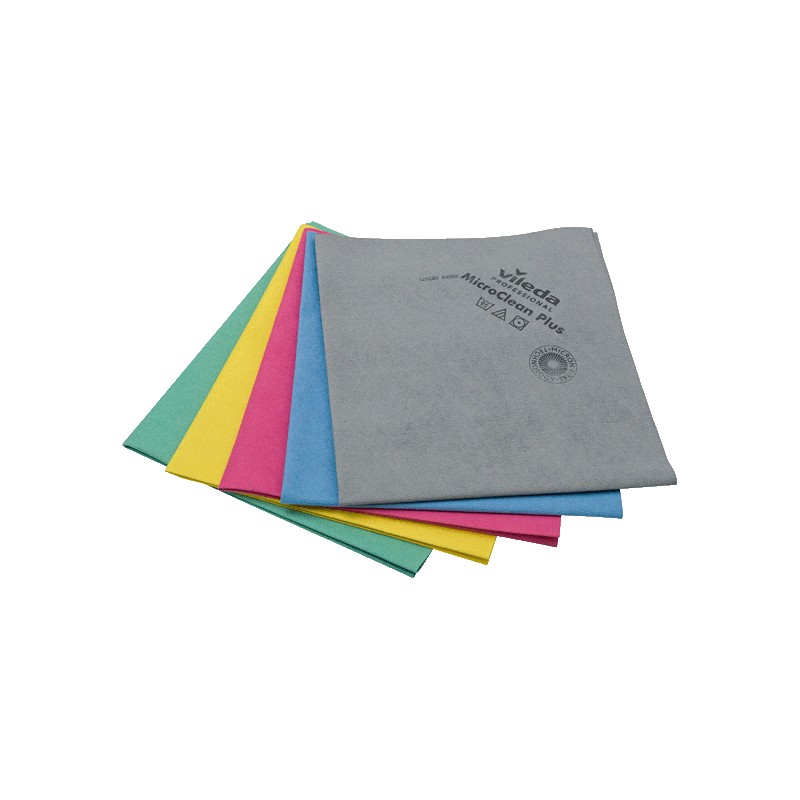 LAVETTE MICROFIBRE MICROCLEAN VILEDA 38X40  LOT DE 5