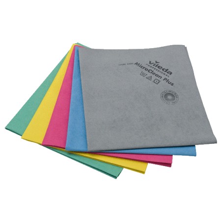 LAVETTE MICROFIBRE MICROCLEAN VILEDA 38X40  LOT DE 5