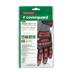 GANTS MANUTENTION ANTI COUPURES ANTI CHOCS IMPACT 200 ROUGE CUT D (4443) T07