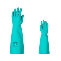 GANTS NITRILE 5540 VERT EPAISSEUR 0.56MM LONGUE MANCHETTE 45CM T8