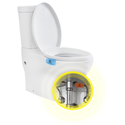 URIWAVE SANICLIP DESTRUCTEUR D'ODEURS PARFUM MENTHE BLOC DE 45G