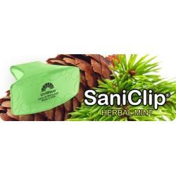 URIWAVE SANICLIP DESTRUCTEUR D'ODEURS PARFUM MENTHE BLOC DE 45G