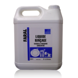 FARAL OPTIMUM 291 LIQUIDE DE RINCAGE MACHINE EAU DOUCE- MOYENNE BIDON DE 5L