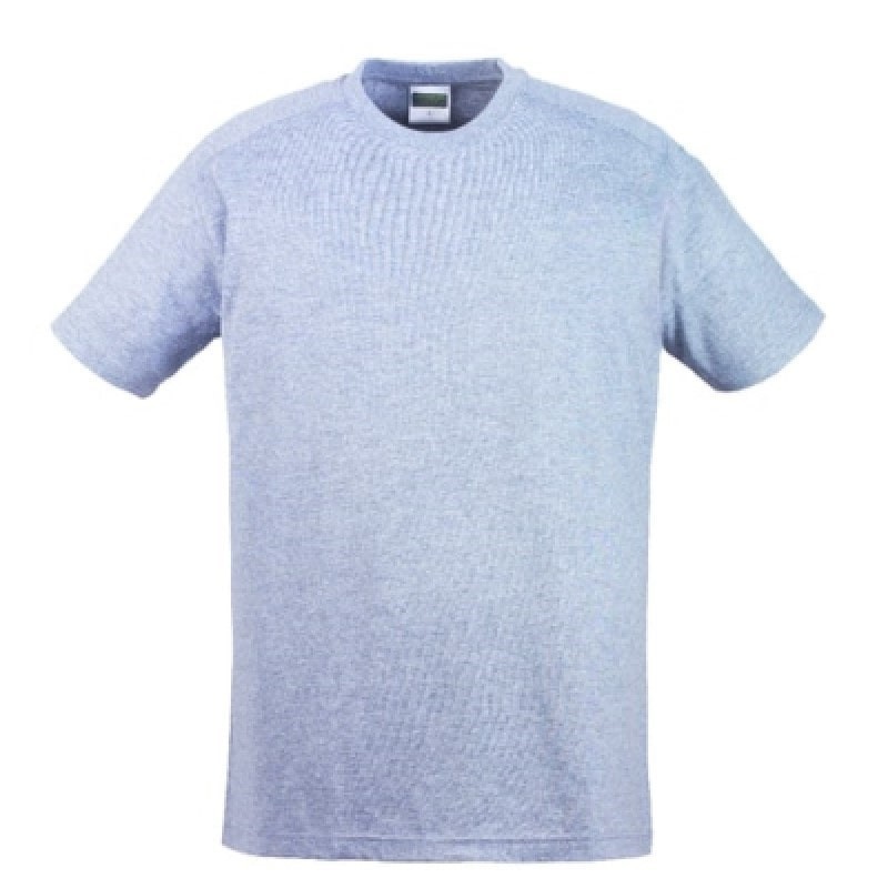 TEE SHIRT HIKE 190G/m² 100% coton COL ROND GRIS