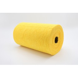 BOBINE D'ESSUYAGE MICROFIBRE TRICOT FIRST JAUNE 75 FORMATS DE 30X30 UNE BOBINE