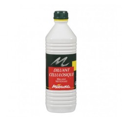 DILUANT CELLULOSIIQUE PEINTURES, TACHES DE MASTIC MIEUXA FLACON DE 1L