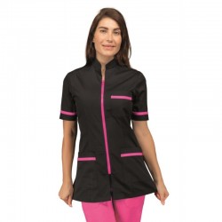 TUNIQUE FEMME CASACCA FLORIDA NOIR FUCHSIA ISACCO