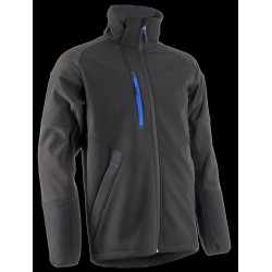 VESTE YUKI II SOFTSHELL NOIR BLEU TL