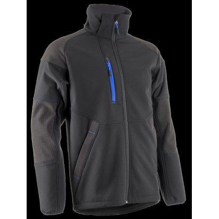 VESTE YUKI II SOFTSHELL NOIR BLEU TL