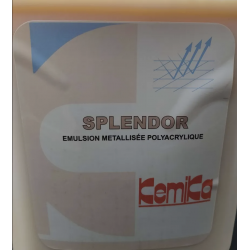 KEMIKA SPLENDOR EMULSION METALLISEE POUR LA PROTECTION DE BASE ET L'ENTRETIEN PH:8.5 ± 0.2 5L