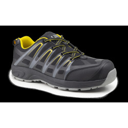 CHAUSSURE DE SECURITE BASSE ALUNI S3 NOIR JAUNE TAILLE 41