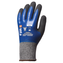 GANTS MANUTENTION EUROCUT N555 HPPE NITRILE HUMIDE ET HUILEUX (4X440)
