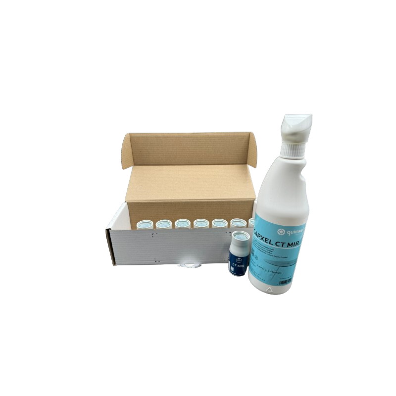 CAPXEL KIT DEMARRAGE CT MIR 50ML ULTRA-CONCENTRE POUR VITRES BOITE DE 8+FLACON PULVERISATEUR
