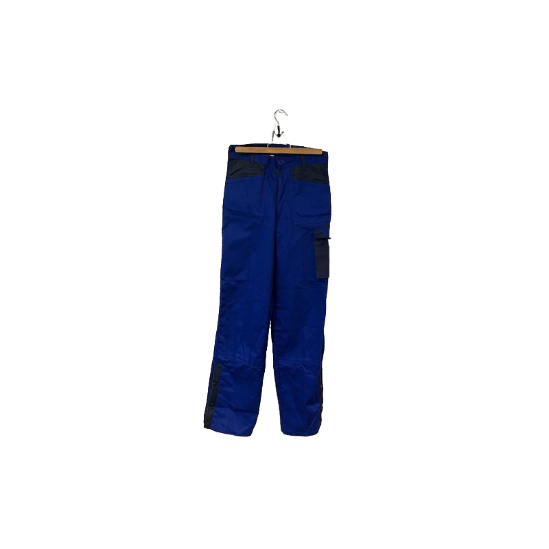 PANTALON DE TRAVAIL TECH POCHE COTE COTON/POL BLEU ROI/MARINE
