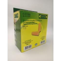 BOUCHONS OREILLES ORANGE 39DB BOITE DE 200 SACHETS INDIVIDUELS