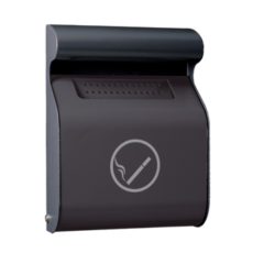 CENDRIER MURAL 1.5L GINEVRA GRIS MANGANESE