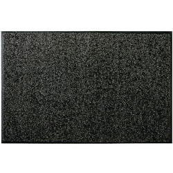 TAPIS ANTI POUSSIERE CONFOR GRIS 120x180CM POLYAMIDE SUR CAOUTCHOUC NITRILE A PICOTS EPAISSEUR 10MM