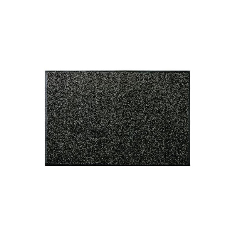 TAPIS ANTI POUSSIERE CONFOR GRIS 120x180CM POLYAMIDE SUR CAOUTCHOUC NITRILE A PICOTS EPAISSEUR 10MM