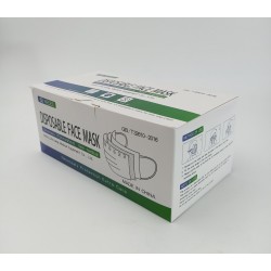 MASQUE ANTI-PROJECTION 3PLIS (TYPE CHIRURGICAUX) BLEU BOITE DE 50