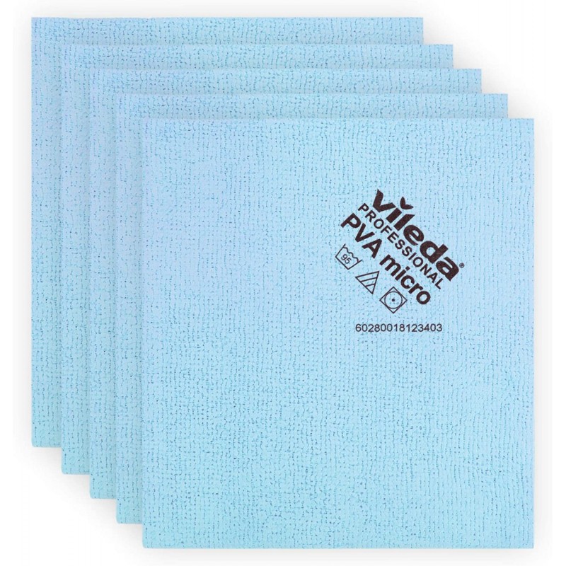 VILEDA LAVETTE MICROFIBRE VITRES PVA 35 X38 LOT DE 5