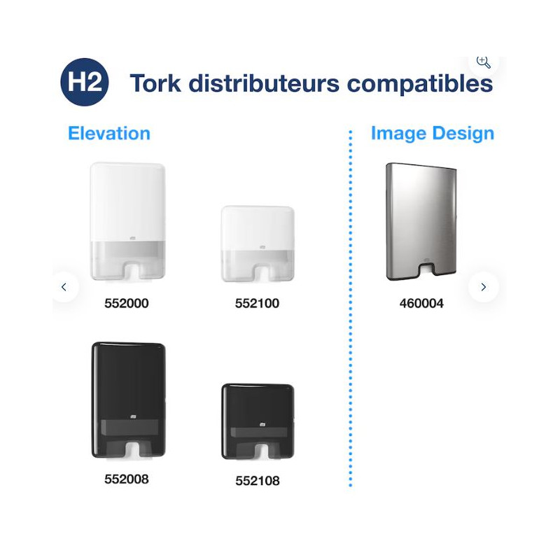 TORK XPRESS ESSUIE MAINS INTERFOLIE SYSTEME H2 2856 FORMATS (120288...