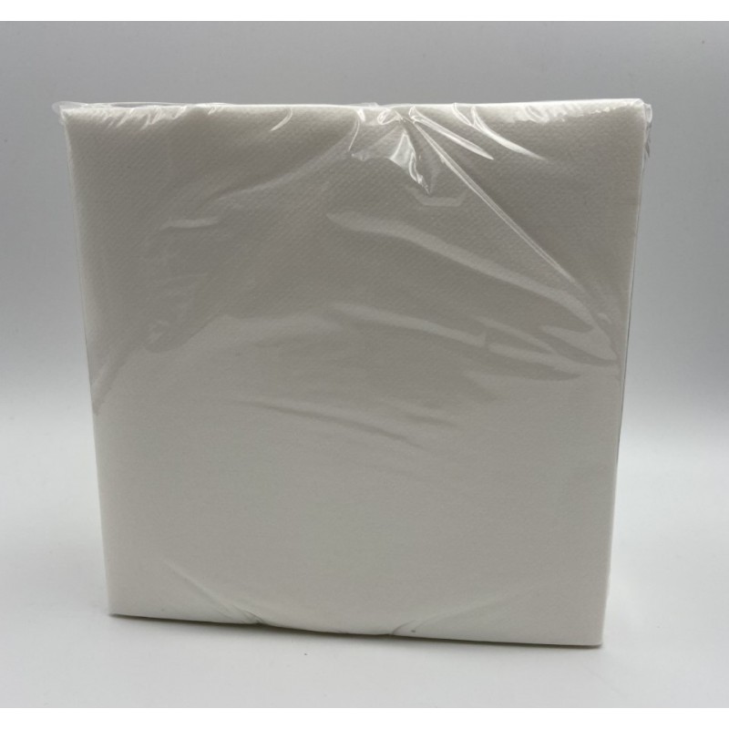 SERVIETTE NON TISSEE BLANC TANGO 1PLIS 40X40 PAQUET DE 60