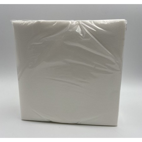 SERVIETTE NON TISSEE BLANC TANGO 1PLIS 40X40 PAQUET DE 60