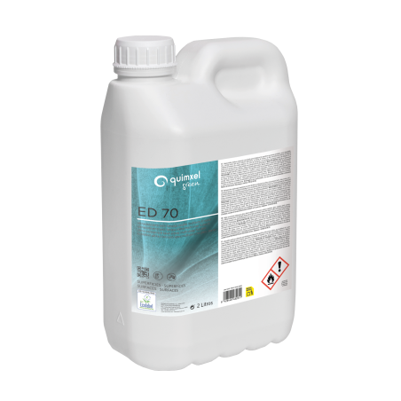 RD70 NETTOYANT VITRES ULTRA CONCENTRE POUR SYSTEME DE DILLUTION PH:9 ECOLABEL QUIMXEL BIDON DE 2L