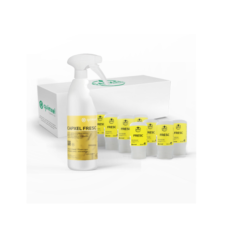 CAPXEL FRESC NETTOYANT DESINFECTANT 3D TOUTES SURFACES KIT DE DEMARRAGE BOITE DE 8 X50ML+FLACON PULVE