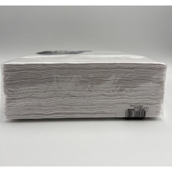 SERVIETTES DE TABLE 2 PLIS 48X48CM DUNIS ELEGANCE LILY BLANC HPS- CARTON DE 240