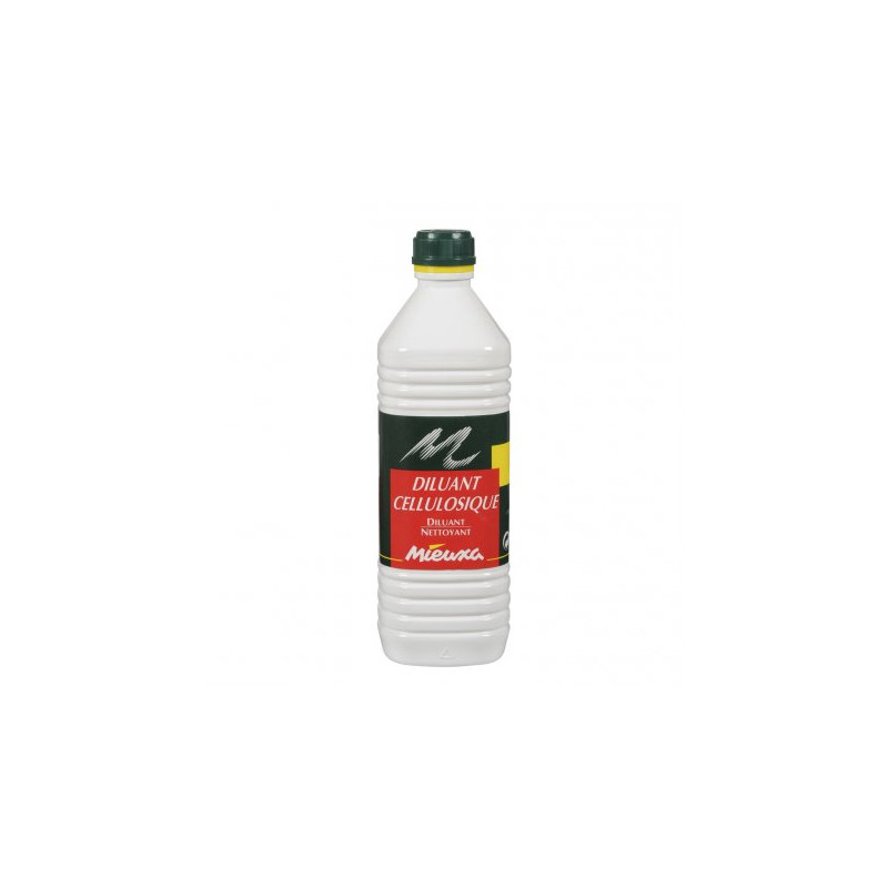 DILUANT CELLULOSIIQUE PEINTURES, TACHES DE MASTIC MIEUXA FLACON DE 1L