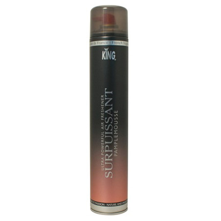 DESTRUCTEUR D'ODEURS SURPUISSANT KING PARFUM PAMPLEMOUSSE AEROSOL DE 750ML 