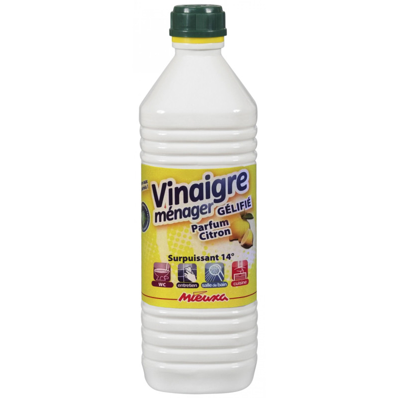 VINAIGRE MENAGER GELIFIE 14° MIEUXA FLACON DE 1L