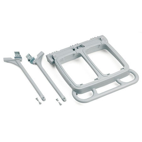 SUPPORTS SACS 2 X 60 LITRES GRIS FONCE