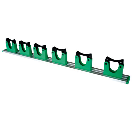 RAIL SUPPORT PORTE OUTIL UNIVERSEL 70CM+6 ATTACHES HO700 UNGER (SUPPORT MURAL BALAIS)