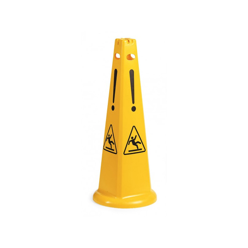 CONE DE SIGNALISATION JAUNE 0.93CM 